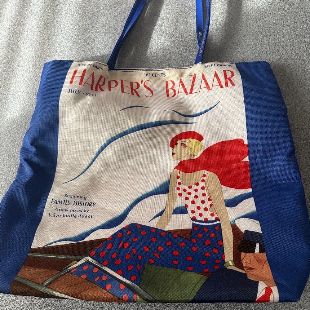 Harper’s Bazaar rare Estée Lauder blue bag
